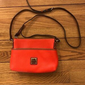 Dooney & Bourke Pebble Grain Ginger Crossbody Bag